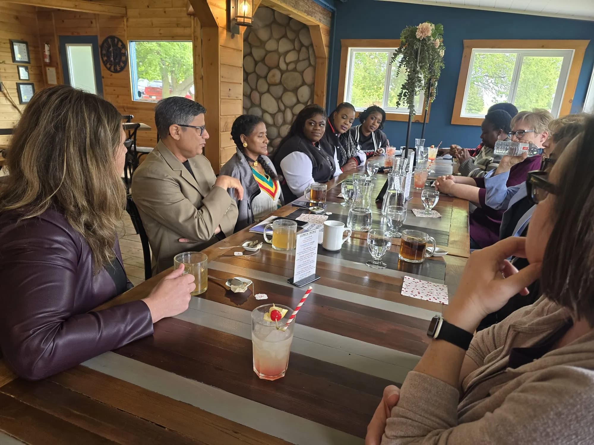 Roundtable lunch, Camrose County