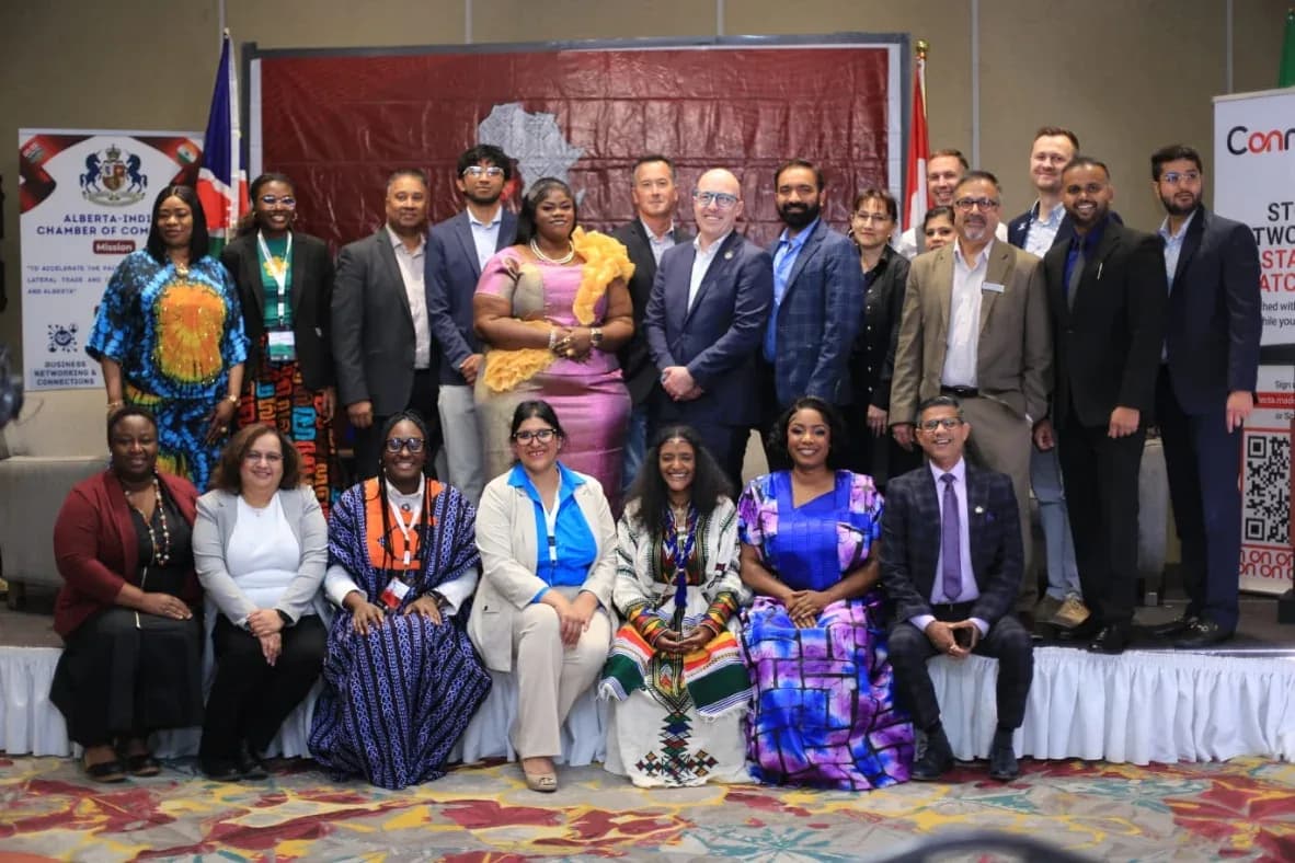 event photograph — AfriCanada Expo plenary, Edmonton